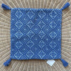 NEW Serena & Lily Belridge Pillow Cover (22” SQ)-Blue